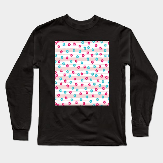 Flower Patterns Long Sleeve T-Shirt by Emma-shopping